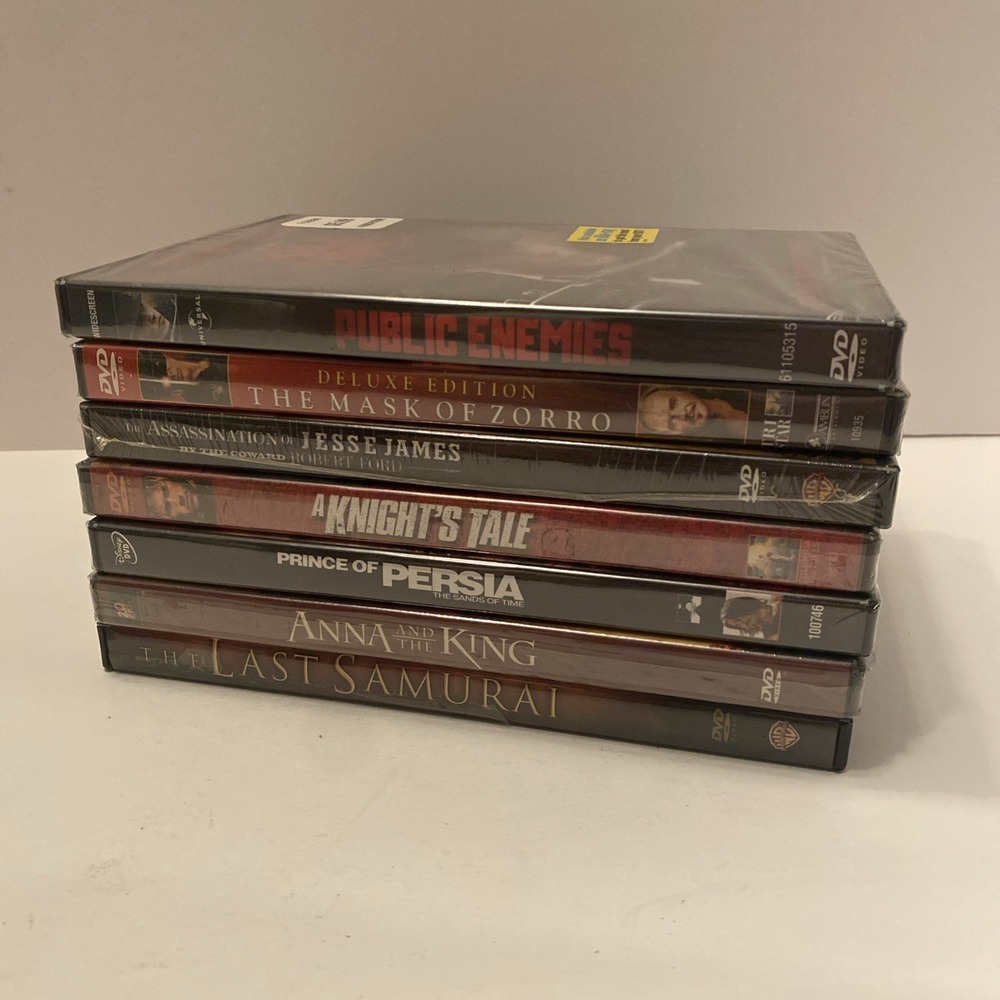 7 New DVD Lot Drama‎ Historical Movie Night Bundle